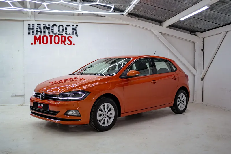 VW Polo Orange — livré par Hancock Motors